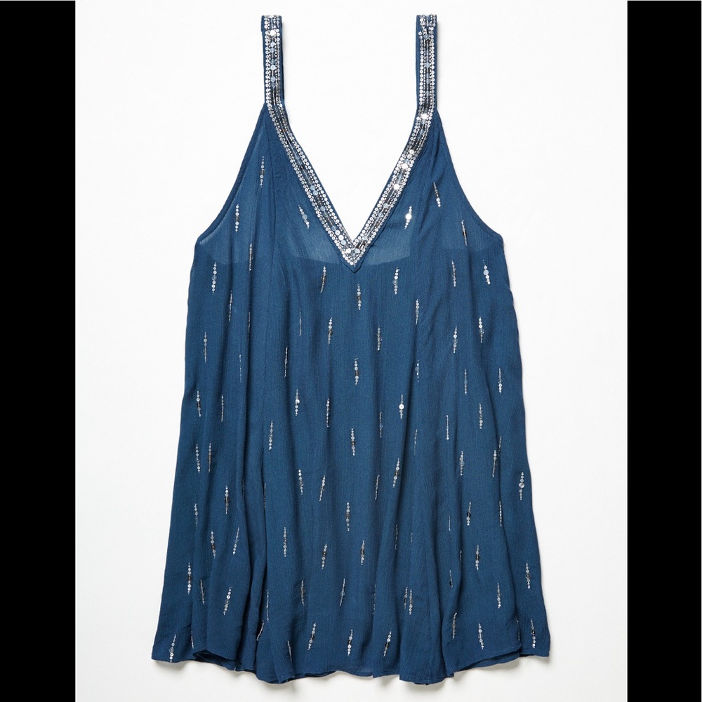 Free People Rising Sun Slip Dress
